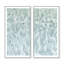Oliver Gal Calming Waves Clear Diptych Coastal - High-Gloss Gel Framed Canvas Art-1895908332-1895908328