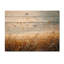 Meadow Windy Prairie Leaves IV - Décoration murale en bois de prairie - sur bois de pin naturel-734882123