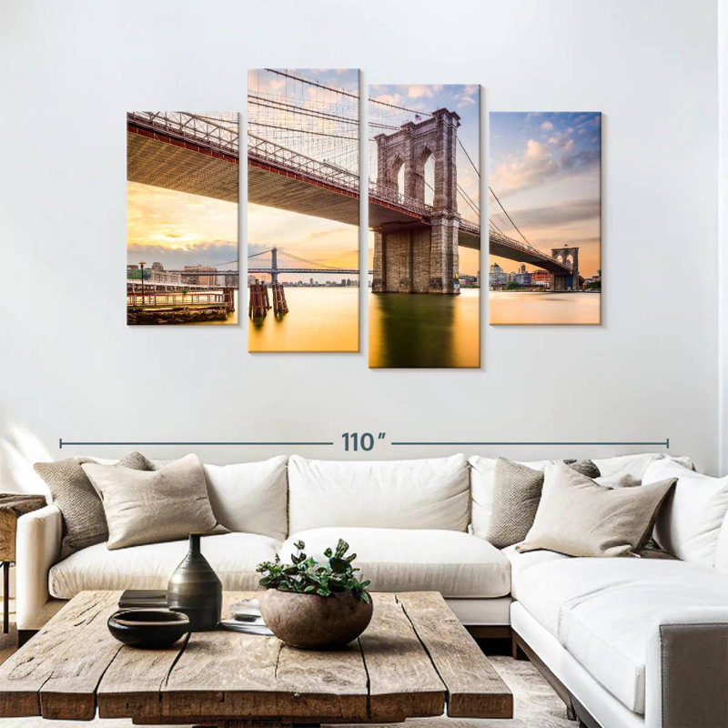 Scenic Brooklyn Bridge