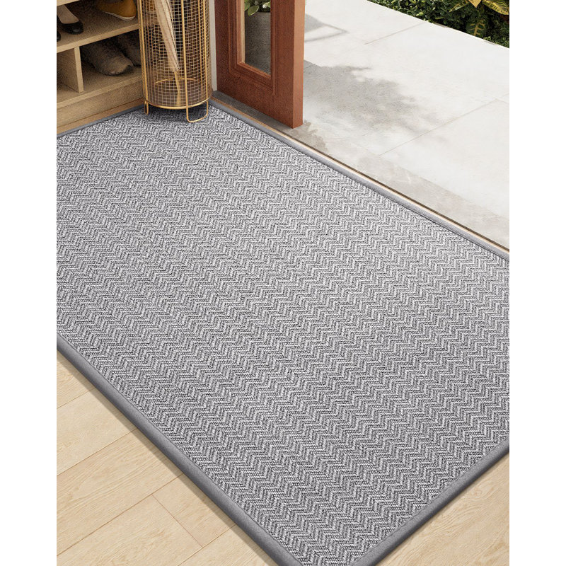 Paillasson Melio, L 36 po x L 59 po, Gris clair