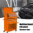 8 Tool Chest With Smooth Operating Drawers - Orange Rolling Storage 8 And Lockable-2052702579