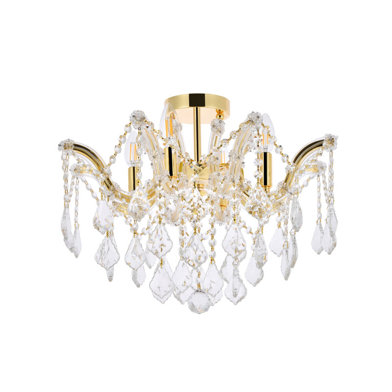 Stockard Flush Mount, Gold, Royal Cut
