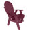Chaise Adirondack en poly Aigris Fire Pit Chair