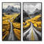 «Road Through Yellow Prairies», 2 pièces-876099184-876099185