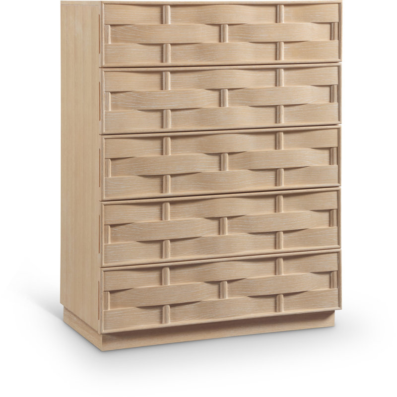 Commode tissée Hatherop, Naturel