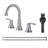 8 Inch Widespread Double Handle Bathroom Faucet With Pop Up Drain-103560315