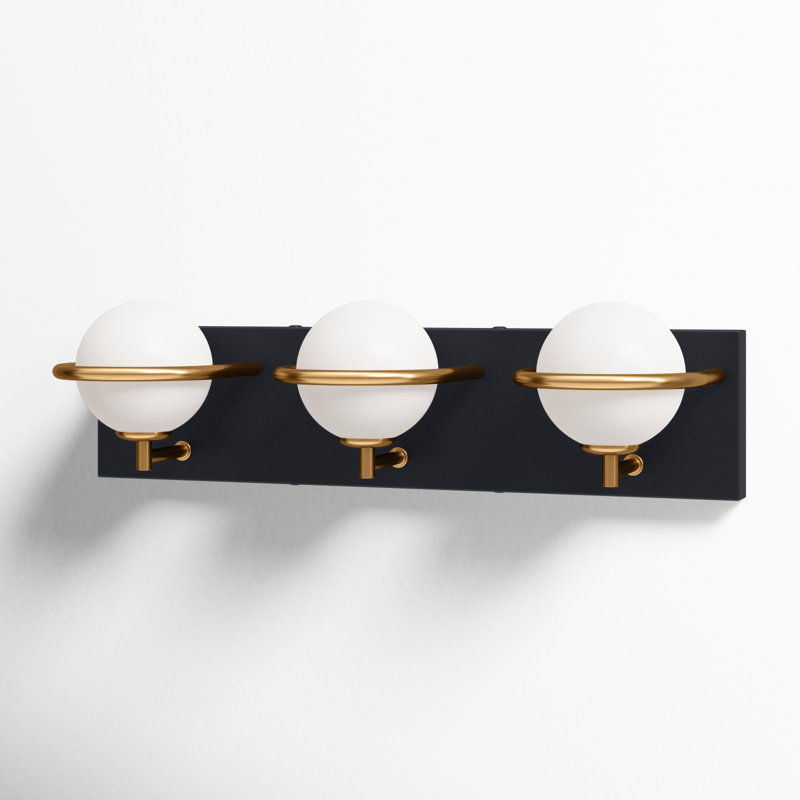 Bertram 3 Light Frosted Dimmable Vanity Light
