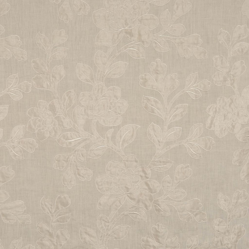 Tissu floral Luxe, Gris