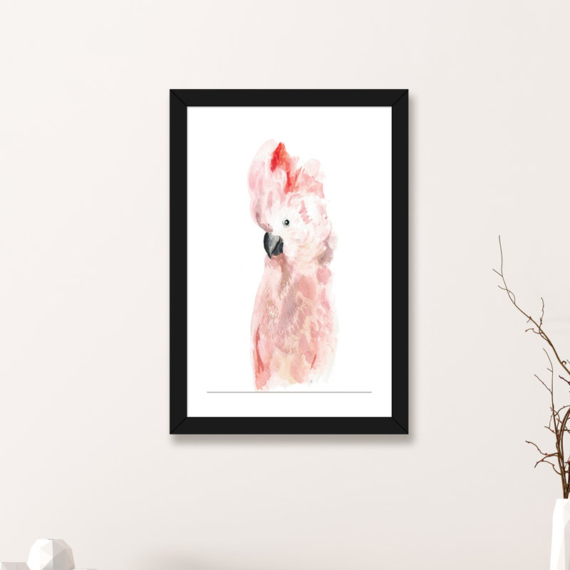 « mohawk » par albina bratcheva-reproduction d’art, H 24 po x l 16 po x P 1 po, Papier avec cadre noir