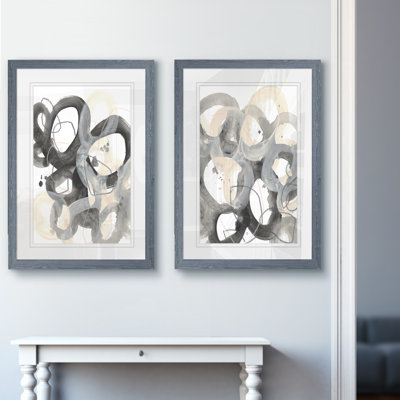 " Tangled Circuit I " by Vincent Van Gogh 2 - Pieces