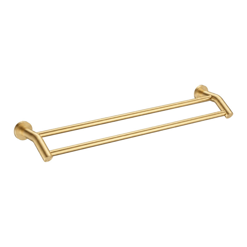 Barre à serviettes murale 24 po SUS304, 2" H x 25.8" L x 5.3" D, Chrome