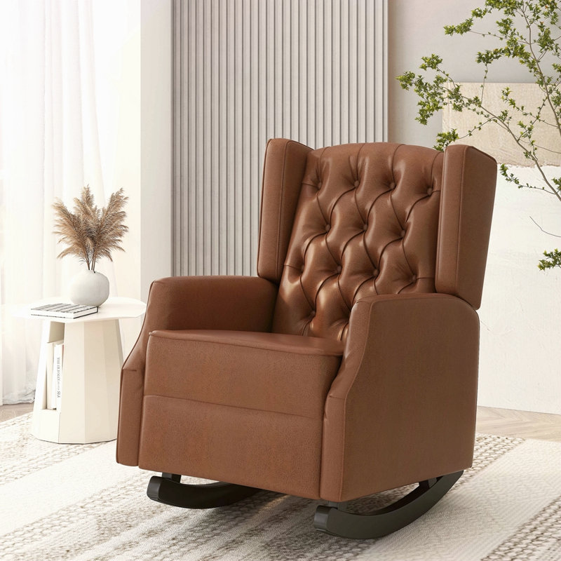 Chaise berçante, Brun