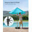 Parasol de patio Arlmont & Co.