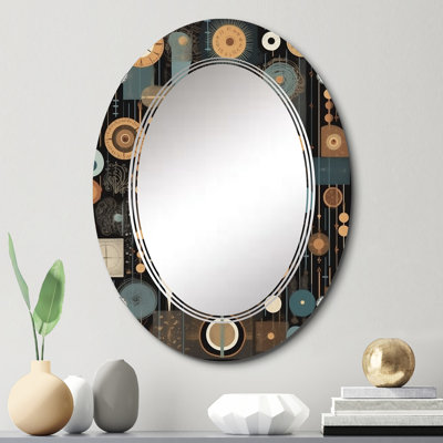Laverham - Miroir mural moderne ovale