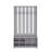 Tulcan 38 Inch Wide Hall Tree With Bench And Shoe Storage, Entryway Organizer With Coat Rack For Modern Homes