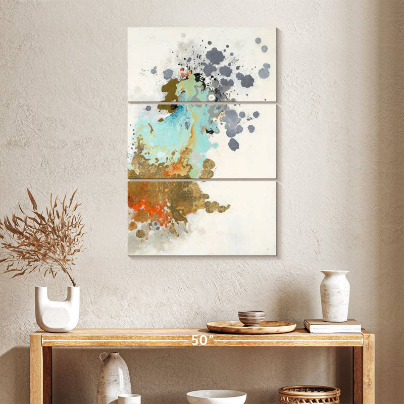 Colorful Splash, 38" H x 24" W