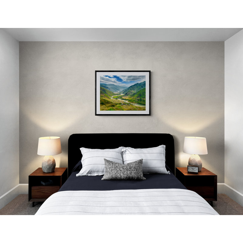 Punakah Mountain Valley Print by Mark Paulda, Wrapped Canvas, 24" H x 32" W