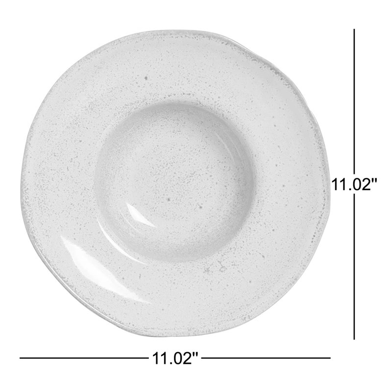 Assiette plate en grès 11,02 po Breeze Commercial