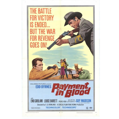 " Payment In Blood Movie Poster "