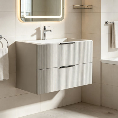 Meuble-lavabo gris 30 po sans lavabo