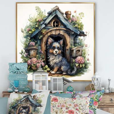 Cozy australien bouvier chien - art mural chien