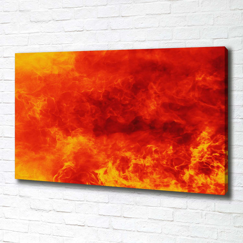 Flames - No Frame Print on Canvas