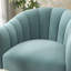 Aketza Velvet Swivel Barrel Chair-2123254891