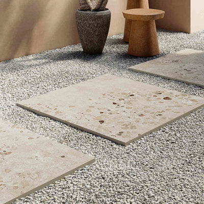 Corte Serena 36" x 36" Italian Terrazzo Porcelain Tiles