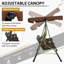 3 Person Porch Swing with Canopy