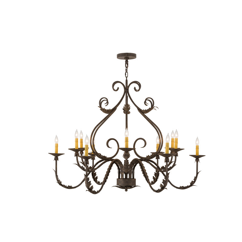 Lustre de style français 12 l 12 po Alease