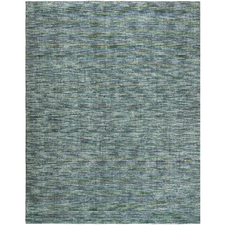 Neva Handmade Handwoven Wool Blue/Turquoise Area Rug