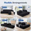 3 Seater Corduroy Sectional-53277955