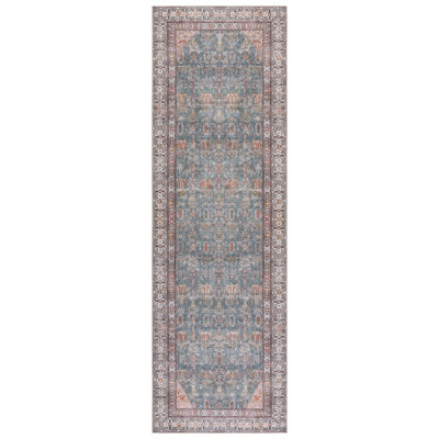 Vintage Heriz 600 Performance Machine Washable Oriental; Vintage Look Indoor Rug