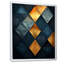 Golden Diamond se levant sur rétro bleu marine I-1566145775-1566145774