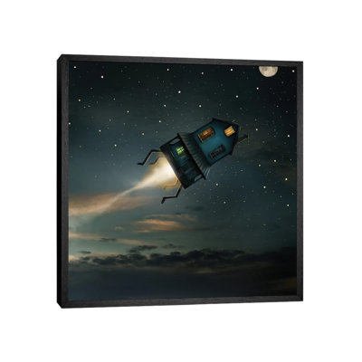 Spectral Rocket 1 Piece Wall Art on Canvas