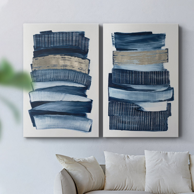 Lineups I-Premium Gallery Wrapped Canvas -Ready to Hang, 48" H x 64" W