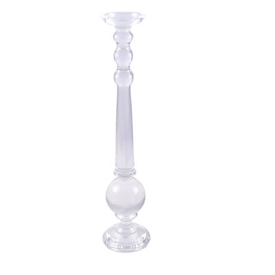 Glass Tabletop Candlestick
