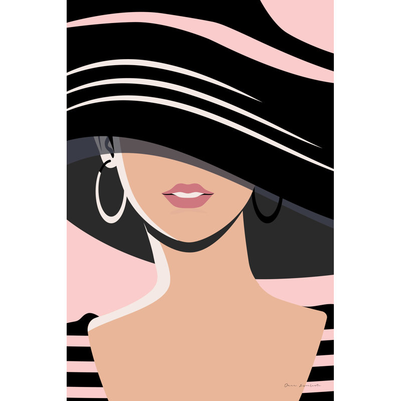 Beach Chic III Rosé, H 12 po x l 12 po x P 1,25 po