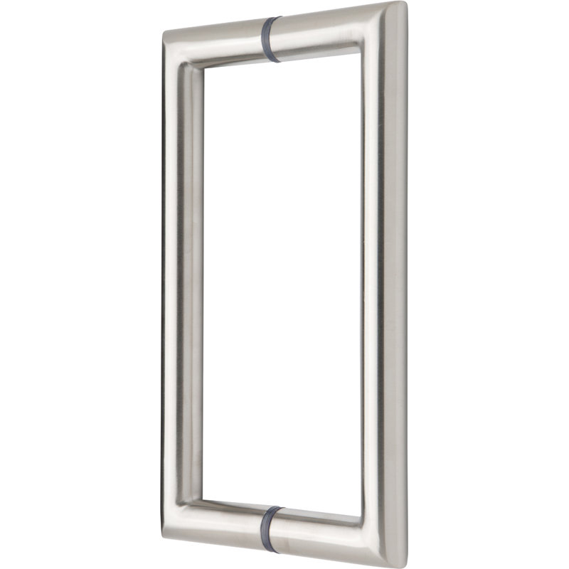 Tirette, H 6,75 po x l 4,9 po x P 0,75 po, Nickel brossé