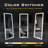 LED Wall Mirror Full Length Mirror with Stand with 3 Adjustable Lights-1989999282-1989999281
