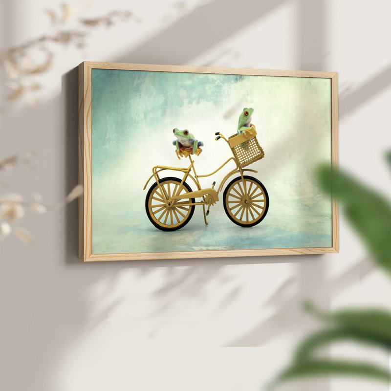 Hanging On X -Framed Print - Restickable, Naturel, H 11 po x l 14 po