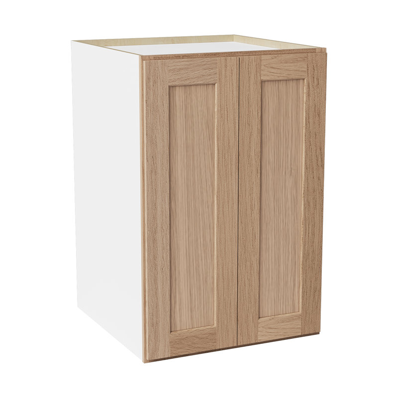 Armoire de cuisine en bois massif prête à assembler, 24", 36", Chêne Redondo
