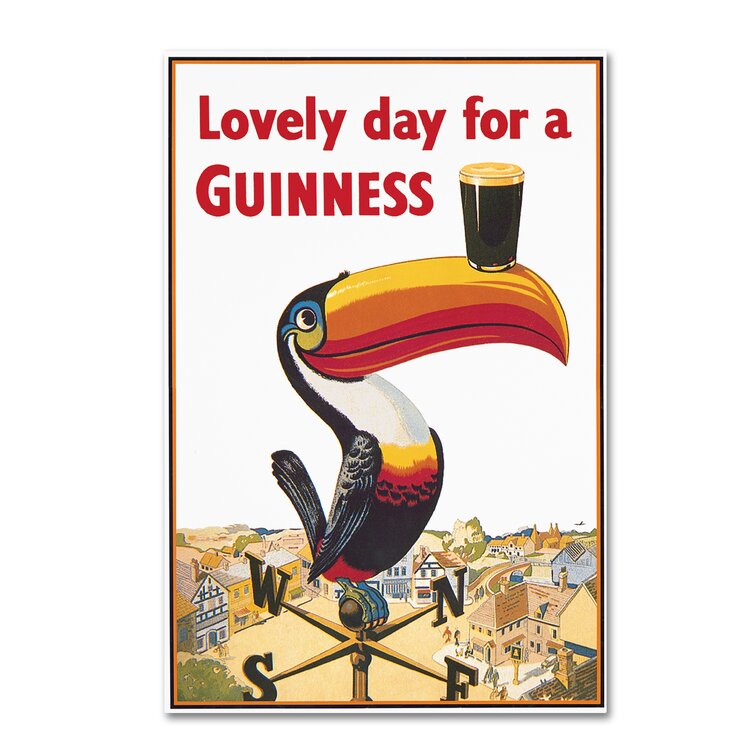 Guinness Toucan Set of 4 Pint Glasses