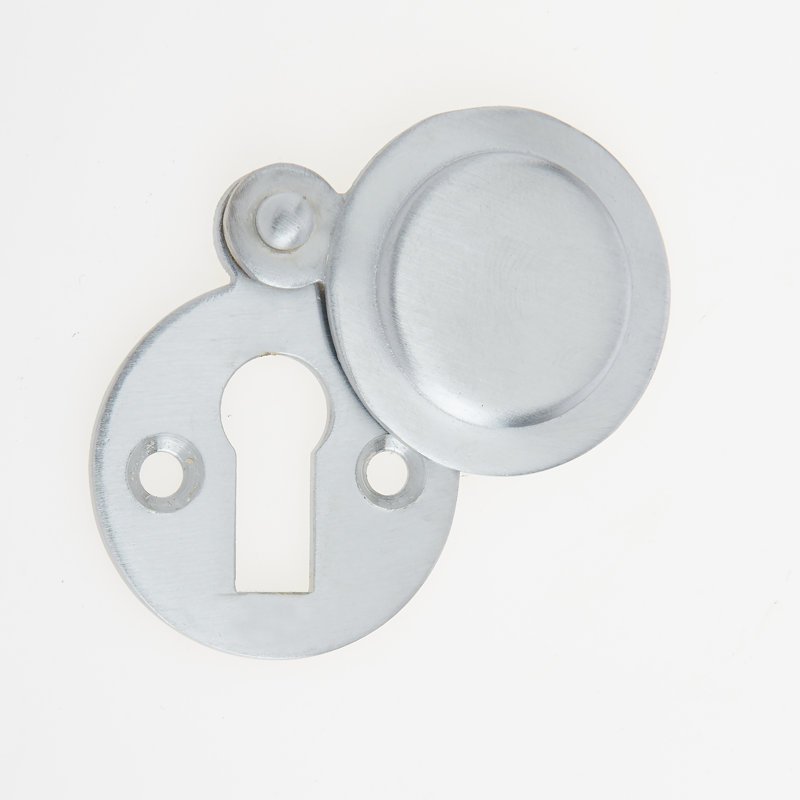 32Mm Dia.DB Covered Escutcheon, Satin Chrome