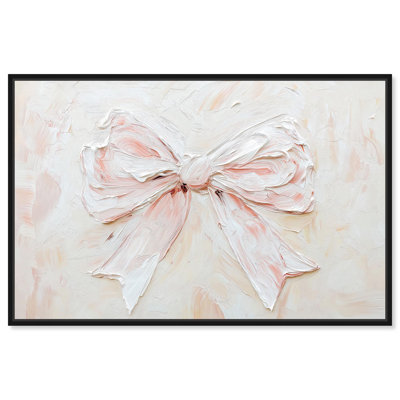 Relief Ribbons Canvas Fashion Wall Art