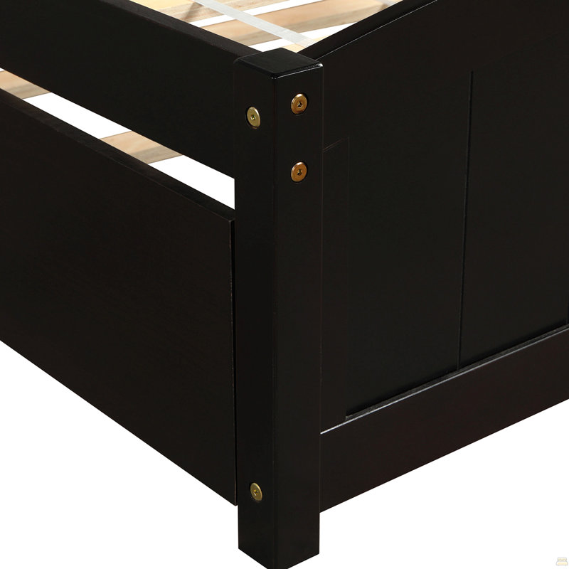Lit plateforme simple avec lit gigogne