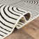 Contemporary Stripe Arch Design Area Rug