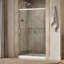 Elate Tall Sliding Shower Door, 75-1/2-In H X 50-1/4 - 53-5/8-In W, With Heavy 5/16-In Thick Crystal Clear Glass-967810362