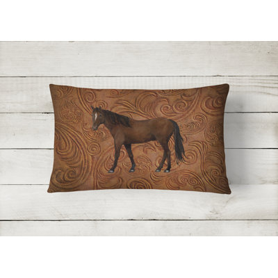 Horse Indoor/Outdoor Throw Pillow