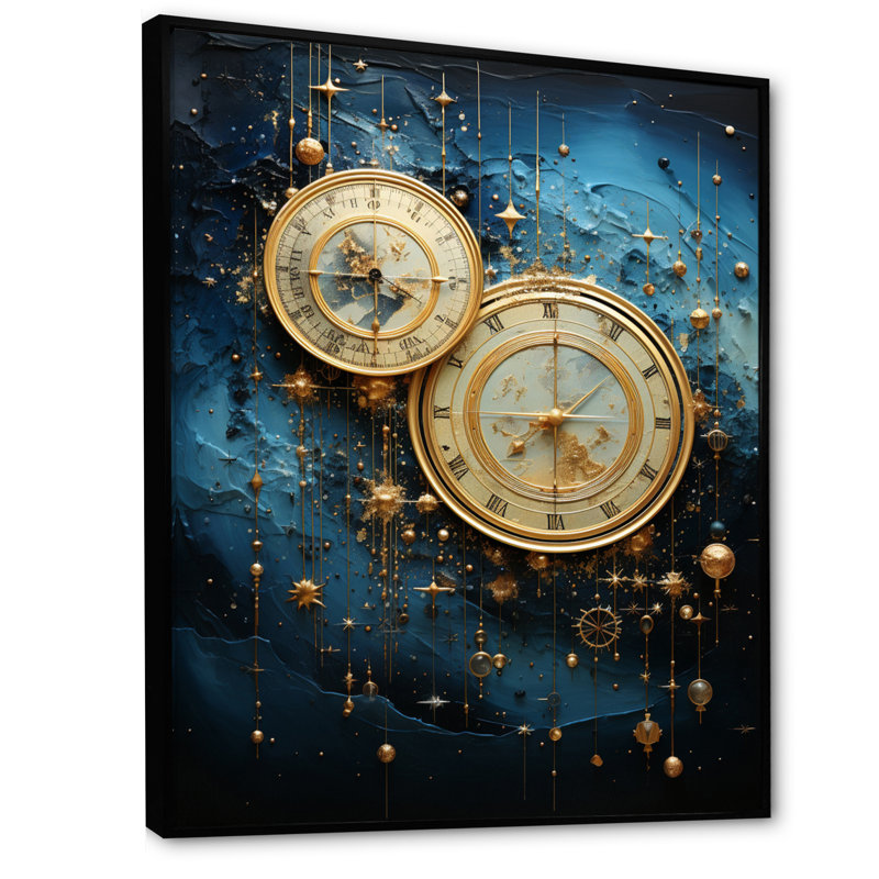 Astrologie tapisserie céleste mélangée - astrologie murale, H 44 po x l 34 po x P 1,5 po, Cadre flottant noir